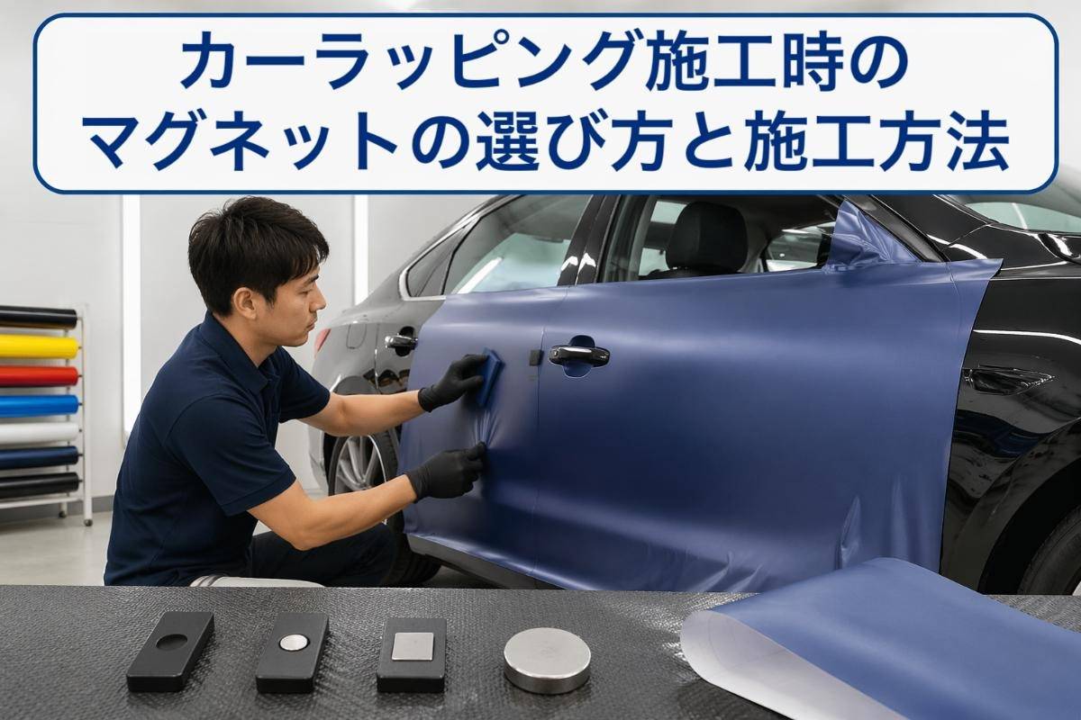 カーラッピング施工時のマグネットの選び方と施工方法 | コラム 