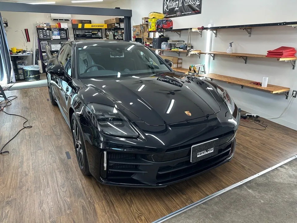 Porsche パナメーラ ボディ・ホイールコーティング施工・ドアエッジPPF施工