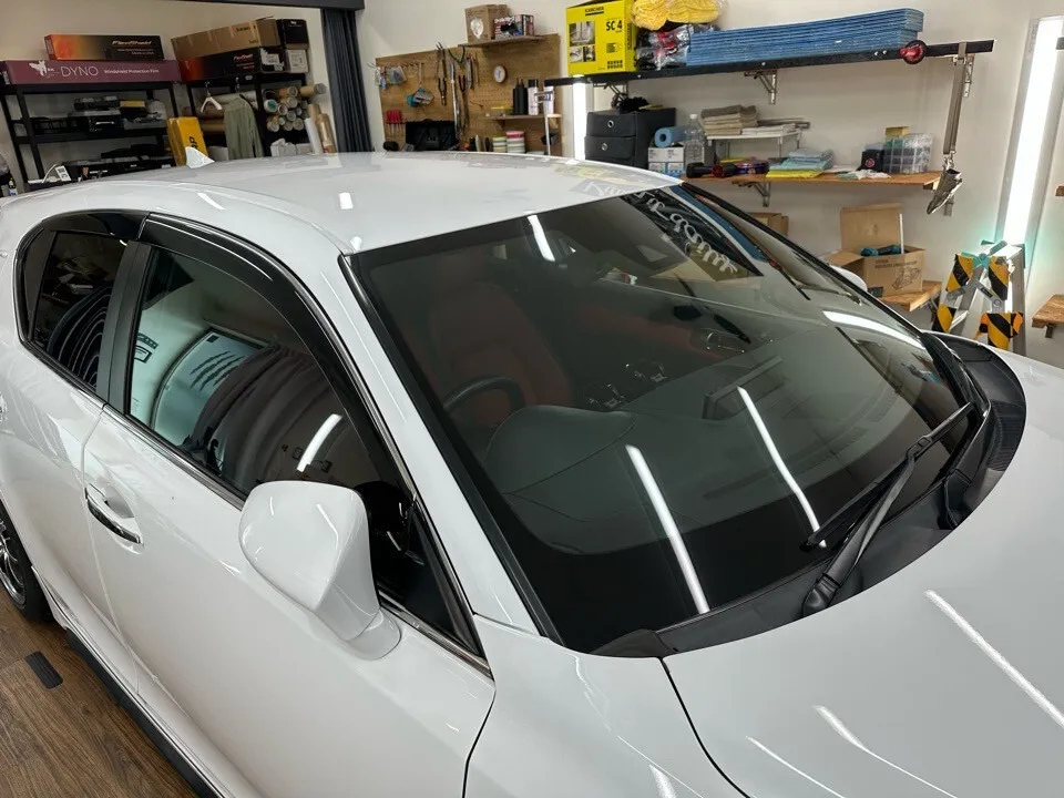 レクサス CT200 ボディコーティング・フロント3面ゴーストフィルム・ヘッドライトPPF施工