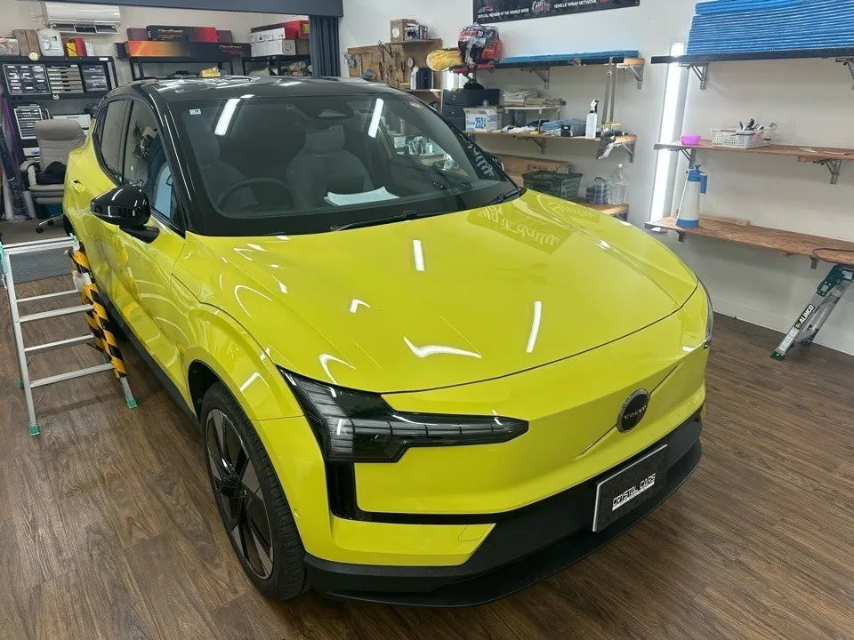 ボルボ EX30 サンルーフ断熱フィルム施工