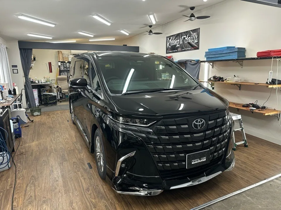 トヨタ 40アルファード GWEARシラザン50施工