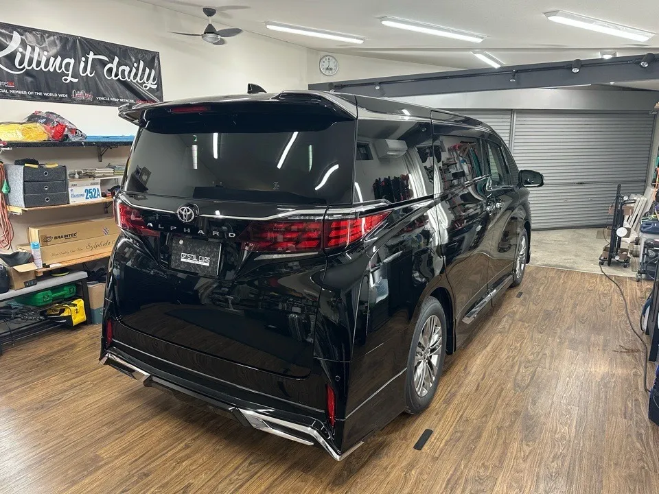 トヨタ 40アルファード GWEARシラザン50施工