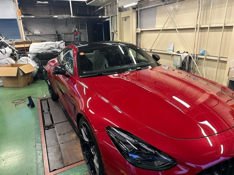 メルセデスベンツ AMG-GT リア3面フィルム施工