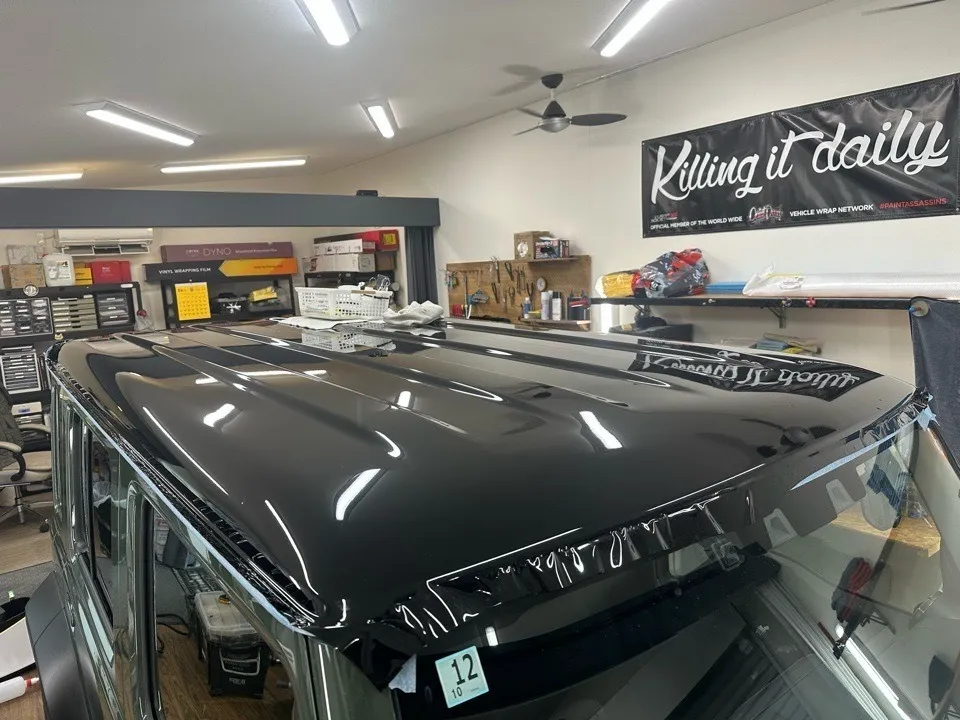 ジムニーノマド ルーフラッピング・生活キズ防止PPF施工