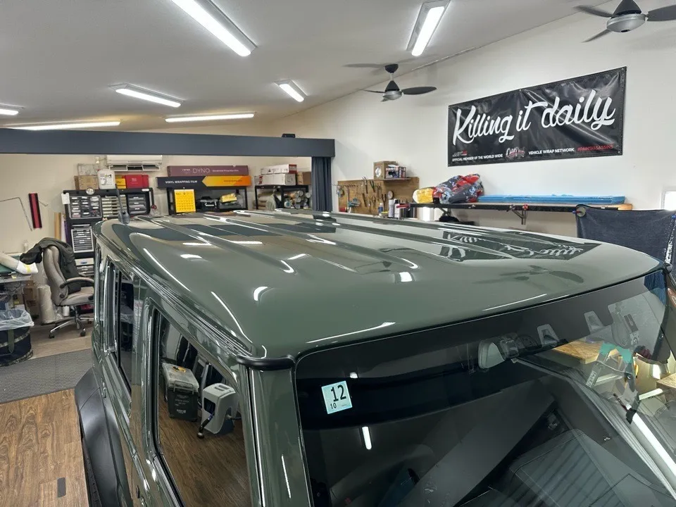 ジムニーノマド ルーフラッピング・生活キズ防止PPF施工