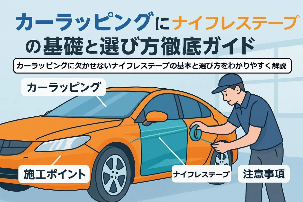 カーラッピングにナイフレステープの基礎と選び方徹底ガイド