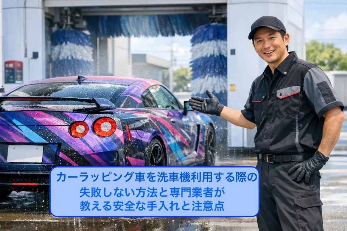 カーラッピング車を洗車機利用する際の失敗しない方法と専門業者が教える安全な手入れと注意点