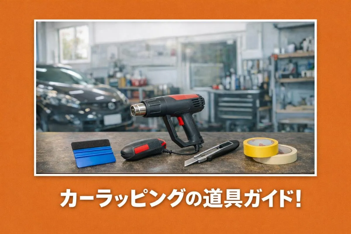 カーラッピングの道具ガイド!仕上がりを左右する必須アイテムと最新トレンド