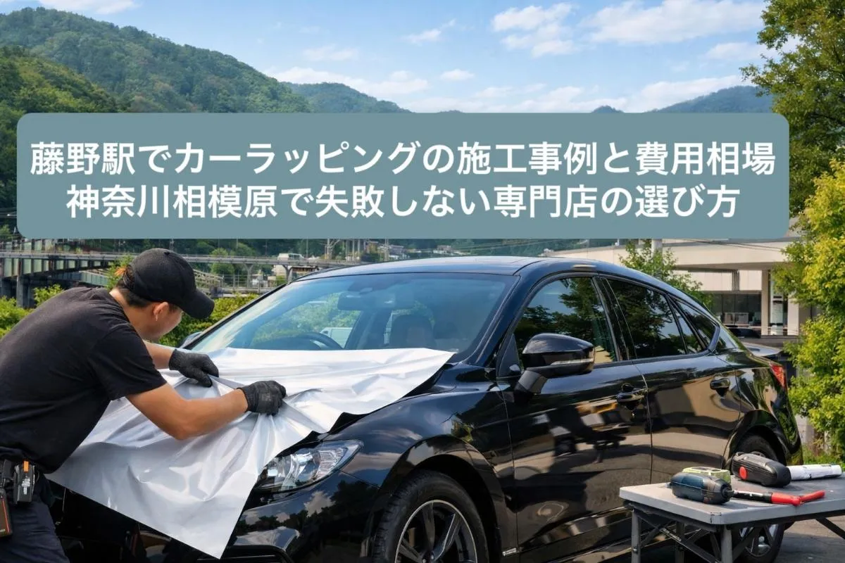藤野駅でカーラッピングの施工事例と費用相場|神奈川相模原で失敗しない専門店の選び方